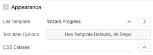 Wizard Progress